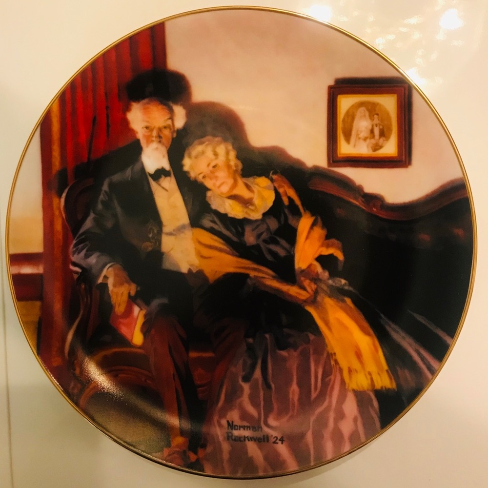 Normal Rockwell “End of the Day” Limited Ed Plate